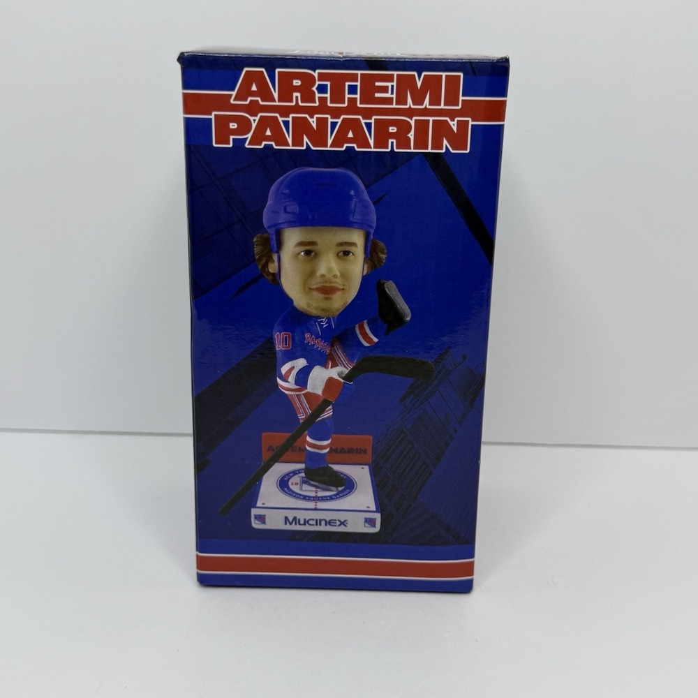 NY Rangers Artemi Panarin #10 Bobblehead Figure Fan Giveaway New York Rangers